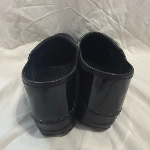 Dansko Professional Black Patent Slip-On Clog - Picture 5 of 10